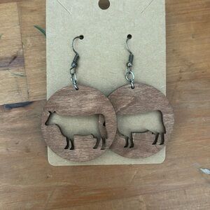 New Cow Earrings